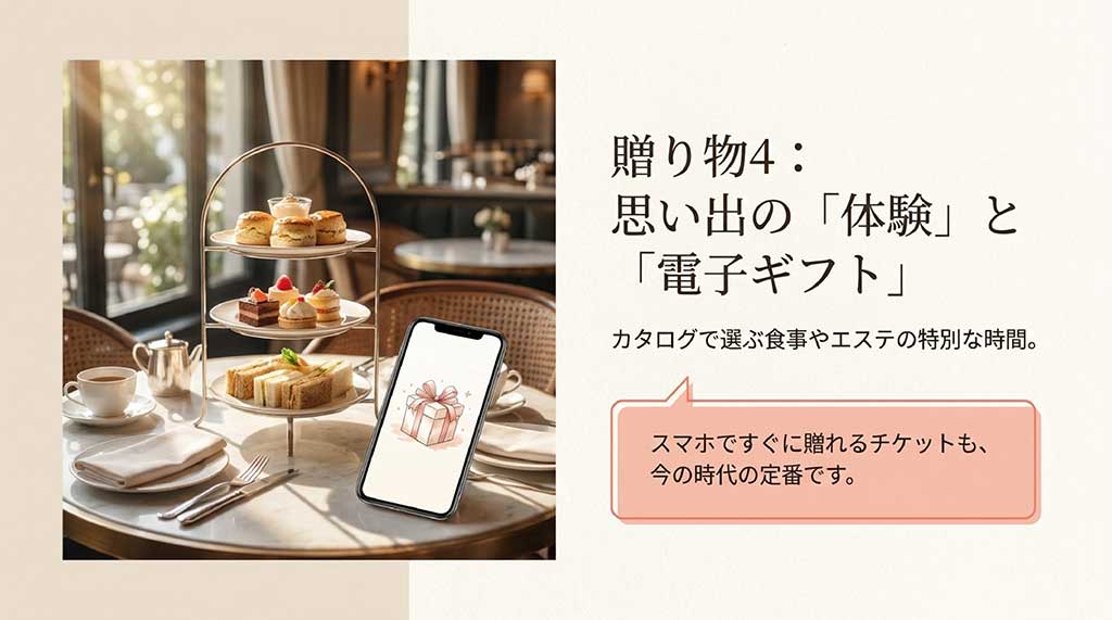 カタログで選ぶエステ体験やスマホで贈る電子チケットギフト